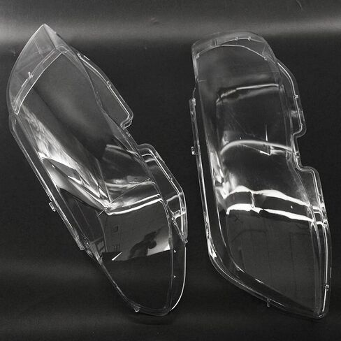 NTBL Headlight Glass Headlight Lens Plastic Cover Replacement for BMW X5 E53 Right+Left 2004-2006 in Saudi Arabia