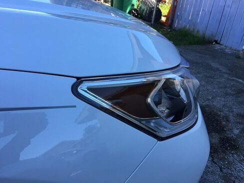 Precut Vinyl Tint Overlay for 2016-2017 Honda Accord Sedan Headlight Signal Light - Amber Delete in Kuwait