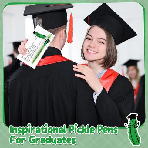 Sayglossy 20 Sets Graduation Pickle Pens 2026 You Are Kind of a Big Dill Inspirational Emotional Support Pen Positive Encouragement Affirmation Gifts for Preschool Junior School College Students in Kuwait