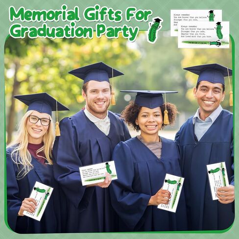 Sayglossy 20 Sets Graduation Pickle Pens 2026 You Are Kind of a Big Dill Inspirational Emotional Support Pen Positive Encouragement Affirmation Gifts for Preschool Junior School College Students in Kuwait