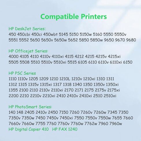 56 57 Ink Cartridges Combo Pack Replacement for HP 56 57 Ink Cartridges for DeskJet 5550 5650 5150 Photosmart 7350 7660 7760 7960 PSC 2210 2510 2410 1350 Printer(1 * 56XL Black 1 * 57XL Color) in Saudi Arabia