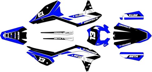 Graphics Kit for Beta XTRAINER 250 and XTRAINER 300 (2023-2026) Factory Series Tan 16 Mil - On/Off The Road - Dirt Pit Bike Motorcycle Sticker, Dirtbike Racing Decal Motocross no-Plastics in Saudi Arabia