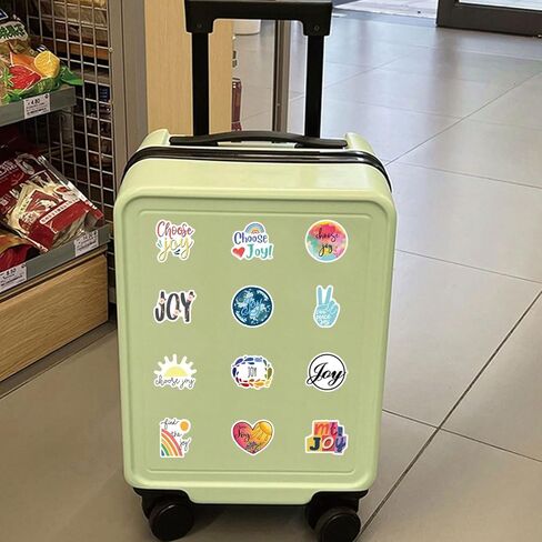 67pcs Joy Stickers Pack, Aesthetic Cute Vinyl Waterproof Decals for Water Bottle,Laptop,Phone,Skateboard,Scrapbooking,Bumper for Birthday Party Supply Decor in Kuwait