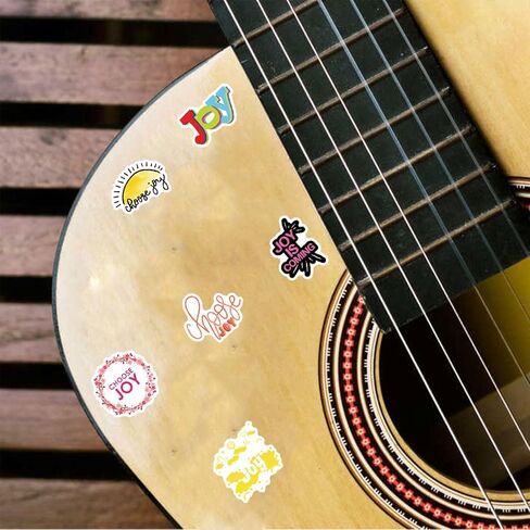 67pcs Joy Stickers Pack, Aesthetic Cute Vinyl Waterproof Decals for Water Bottle,Laptop,Phone,Skateboard,Scrapbooking,Bumper for Birthday Party Supply Decor in Kuwait