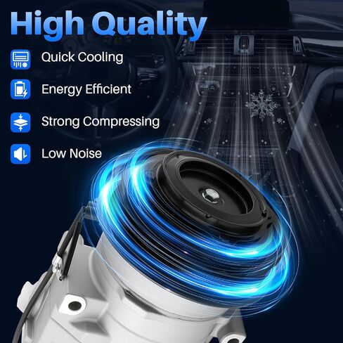 38110RDJA01 AC A/C Compressor for Honda Pilot 2005-2008 Ridgeline 2006-2008 Accord 2003-2007 Odyssey 2005-2007 for Acura TL 2004-2008 MDX 2003-2006 in Kuwait