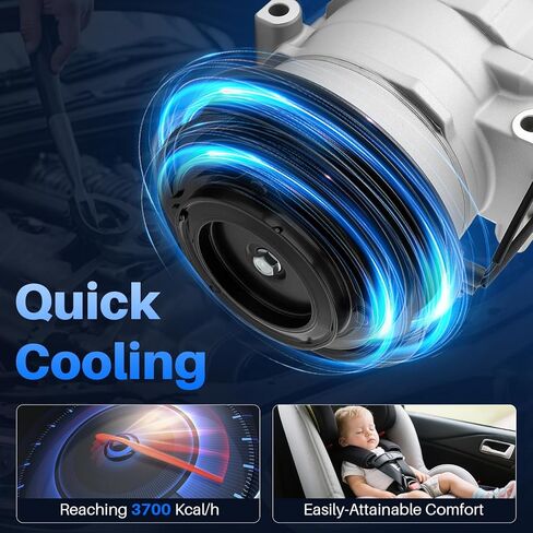 38110RDJA01 AC A/C Compressor for Honda Pilot 2005-2008 Ridgeline 2006-2008 Accord 2003-2007 Odyssey 2005-2007 for Acura TL 2004-2008 MDX 2003-2006 in Kuwait