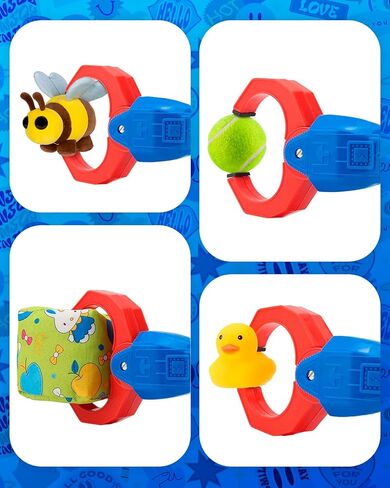 Claw Grabber Toy for Kids, Blue Robot Arm Hand Claw Pickup Tool, 15.7 Inch Flexible Grabber Claw, Interactive Mechanical Hand Toy in Saudi Arabia
