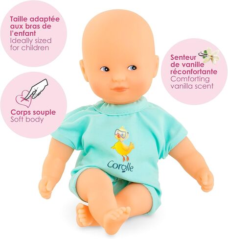 Corolle - My First Doll, Mini Bath, Blue, 20 cm, from 18 Months, 9000120310 in Kuwait