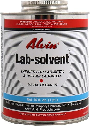 ALVIN 16 oz Lab Solvent Thinner for Lab Metal & Hi Temp Lab Metal & Metal Cleaner in Kuwait