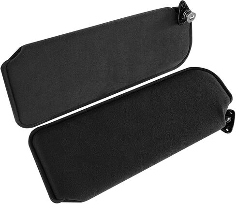 1 Pair SV-150 Car Sun Visor, Black Sun Visor Fits for 1993-2002 Pontiac Firebird Chevy Camaro (Without Mirror) in Saudi Arabia