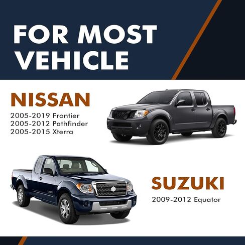 استبدال مجموعة محامل محور العجلة الأمامية الأوتوماتيكية PM لـ 2005-2023 Nissan Frontier RWD، محاور محمل العجلة زوج من 2 in Kuwait