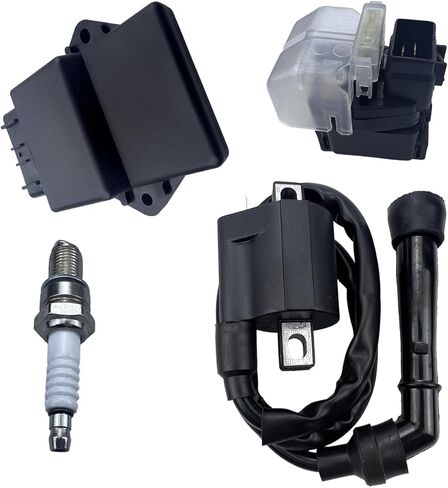 CDI Box Fits for Suzuki Quadsport Z400 LTZ400 LTZ400Z 2003-2004 Replace Part No. 32900-07G00 49-5352 160-02054 9900-5142 with Starter Solenoid Relay&Ignition Coil and Spark Plug in Kuwait