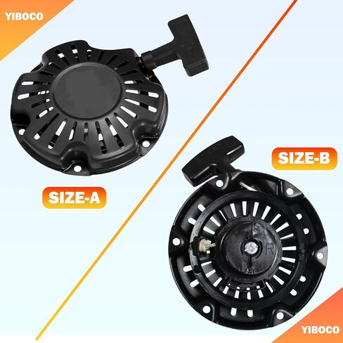 (Black New Recoil Starter Assembly Replacement for Honda GX100 Engines 28400-Z0D-V02ZA, 28400-Z0D-V03ZA, 28400-Z0D-V04ZA Parts in Saudi Arabia