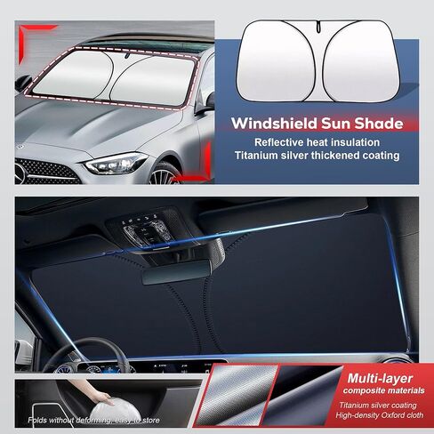 Hail Protector Car Cover for Truck(Length:220"-228"),Waterproof All-Weather Anti Hail Thick Multi-Layered EVA with Sun Visor&Storage Bag for F-150,Silverado,Ram,Sierra,Tundra,Tundra etc in Saudi Arabia