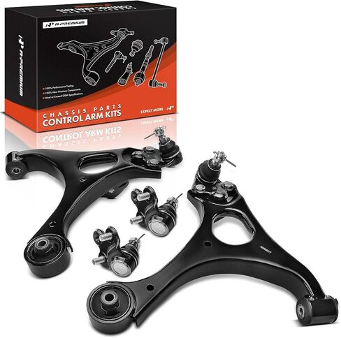 A-Premium 4Pcs Front Suspension Kit, Lower Control Arm, Lower Ball Joint, Compatible with Honda Civic 2006-2011, Acura CSX 2006-2011 in Kuwait