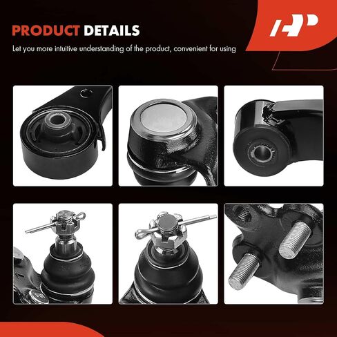 A-Premium 4Pcs Front Suspension Kit, Lower Control Arm, Lower Ball Joint, Compatible with Honda Civic 2006-2011, Acura CSX 2006-2011 in Kuwait