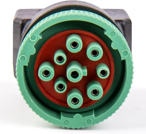 J1939 9Pin Female to J1962 OBD2 16Pin Female OBD Truck Diagnostic Adapter,Type2 Diesel Heavy Duty Truck GPS Green Connector(J1939 Adapter) in Saudi Arabia