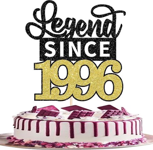 1 حزمة أسطورة منذ عام 1976 كعكة توبر بريق كعكة عيد ميلاد 50 اختيار سعيد 50 هتاف إلى 50 عاما تزيين كب كيك لعيد ميلاد الذكرى السنوية لحفلات الزفاف لوازم الذهب الأسود in Kuwait