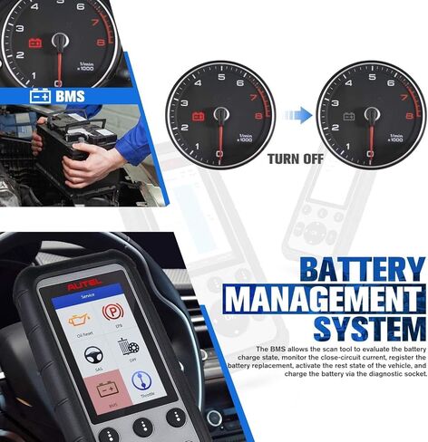 الماسح الضوئي Autel MaxiDiag MD806 PRO obd2: أداة مسح تشخيصية كاملة للأنظمة مع إعادة ضبط زيت البيانات المباشرة BMS SAS Throttle A/F EPB D-P.F، المسح التلقائي، حتى MD808 MD806 MD805 MD802، تحديث مجاني، طباعة البيانات in Kuwait