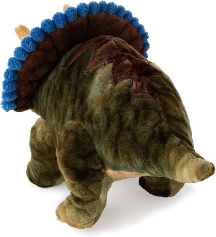 The Petting Zoo Triceratops Stuffed Animal Plushie, Gift for Kids, Dinosaur Animals, Triceratops Dinosaur Plush Toy, 12 in in Kuwait