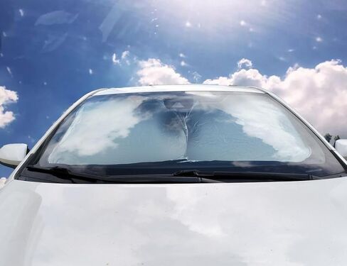 Car Windshield Sunshade Cover for Audi Q5 Q3 A4 A3 A5 A6 A7 A8 Q7 Q8 S6 S7 S8 Accessories 2025 2016-2025, 2 Layers Sun Shield Car Window Shade Foldable Window Shade Sun Visor Protector in Saudi Arabia