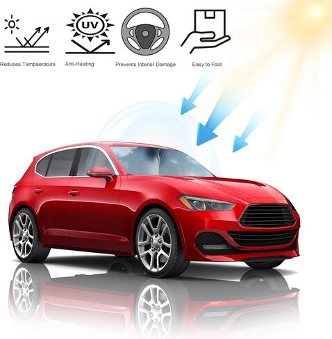 Car Windshield Sunshade Cover for Audi Q5 Q3 A4 A3 A5 A6 A7 A8 Q7 Q8 S6 S7 S8 Accessories 2025 2016-2025, 2 Layers Sun Shield Car Window Shade Foldable Window Shade Sun Visor Protector in Saudi Arabia