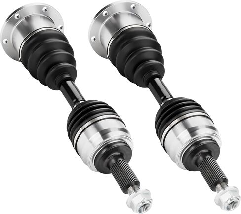 2 قطعة مجموعة عمود المحور الأمامي CV مناسبة لـ 4.2L 4.6L 5.4L لـ Ford F-150 1997-2003، لـ Ford Expedition 1997-2002، لـ Lincoln Navigator 1998-2002 (فقط 4WD)، استبدل 66-2112، عمود مفصل السيرة الذاتية in Kuwait