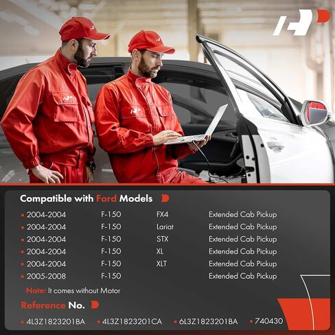منظم نافذة الطاقة A-Premium جانب السائق الأمامي متوافق مع Ford F-150 F150 2004 2005 2006 2007 2008، بيك اب كابينة ممتد، بدون محرك in Kuwait