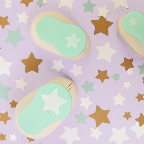 Craftelier - Star Punch 5/8" (1,58m) Diameter, Lever Punch for Paper and Cardstock, Ideal for Scrapbooking and Crafts, Size 2.36 x 1.57 x 2.16 Inches in Kuwait
