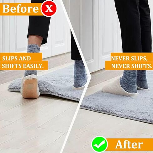 Heavy Duty Double Sided Carpet Tape for Area Rugs, 4 Inch x 33 Yards Rug Tape Grippers Perfect for Hardwood Floors, Laminated Floors, Tile, Plastic, Etc, Removable and Residue Free in Saudi Arabia