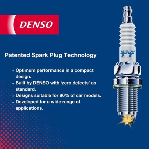Denso (4709) IW20TT Iridium TT Spark Plug, (Pack of 1) in Kuwait