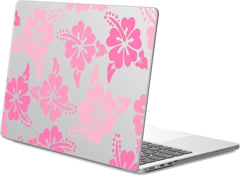 JOYLAND Plastic Hard Shell Case Compatible with 14 Inch MacBook Pro A2442/A2779 M2/A2918/A2992 M3, Hibiscus Flower Printed Frosted Matte Laptop Cover for Women Girls, 14 Inch in Kuwait