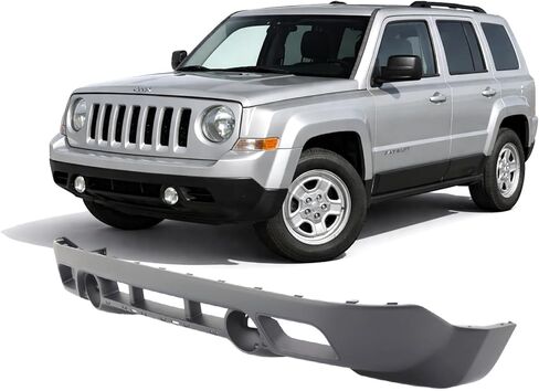FitParts Compatible With Front Lower Bumper Cover 2011 2012 2013 2014 2015 2016 2017 Jeep Patriot 11 12 13 14 15 16 17. New, Textured. CH1015112 68091525AA in Kuwait