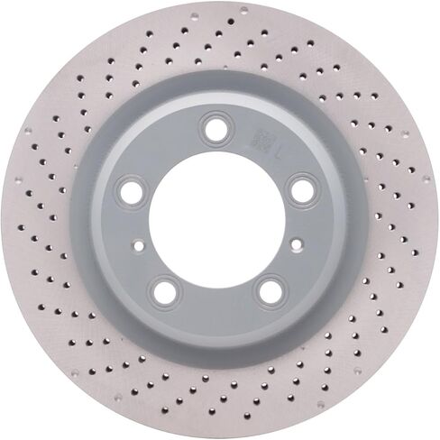 Dynamic Friction Company Brakes and Rotors| Rear Left Drilled GEOSPEC Coated Rotor| For 2012-2016 Porsche 911 in Kuwait