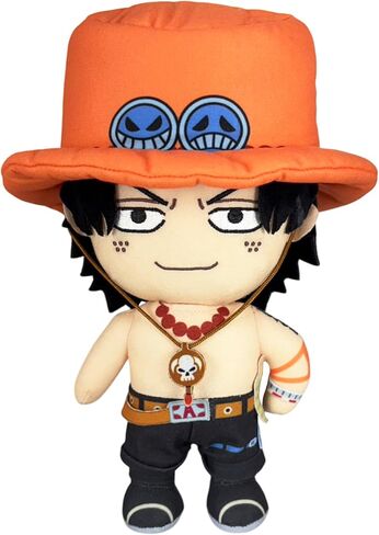 قطعة واحدة من Great Eastern Entertainment - Portgas D. Ace (تغيير الوجه) من القطيفة بارتفاع 20.32 سم in Kuwait