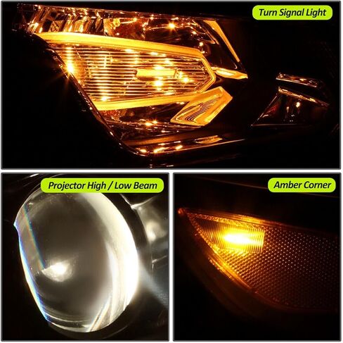 2016 2017 2018 Malibu Headlights RH,Headlight Assembly Compatible with Chevy Malibu 2016-2018 Halogen Headlamp Replacement Right Passenger Side GM2503426 in Saudi Arabia