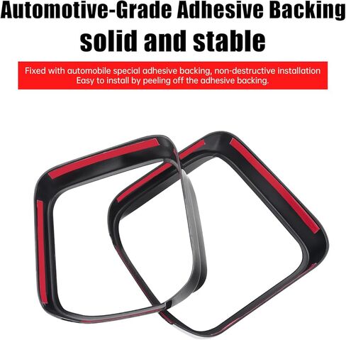 Rearview Mirror Rain Visor for 2020-2025, 2026 Land Rover Defender 90 110 130 Rearview Mirror Rain Shield Reflector Rain Cover External Decorative Modification Accessories (Carbon Fiber Texture) in Saudi Arabia