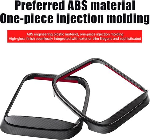 Rearview Mirror Rain Visor for 2020-2025, 2026 Land Rover Defender 90 110 130 Rearview Mirror Rain Shield Reflector Rain Cover External Decorative Modification Accessories (Carbon Fiber Texture) in Saudi Arabia