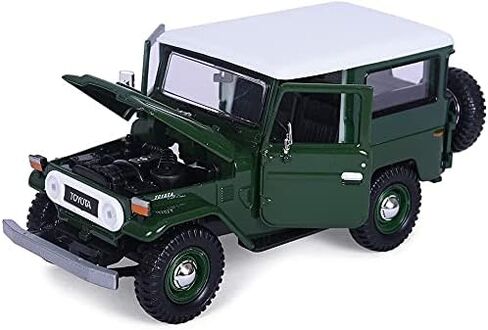 مجموعة موتور ماكس 1:24 دبليو/بي بلاتينيوم تويوتا FJ40 MJ حصرية، باللون الأخضر in Kuwait