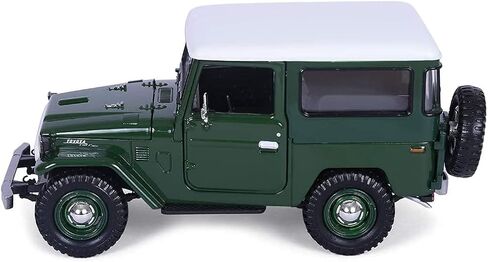 مجموعة موتور ماكس 1:24 دبليو/بي بلاتينيوم تويوتا FJ40 MJ حصرية، باللون الأخضر in Kuwait