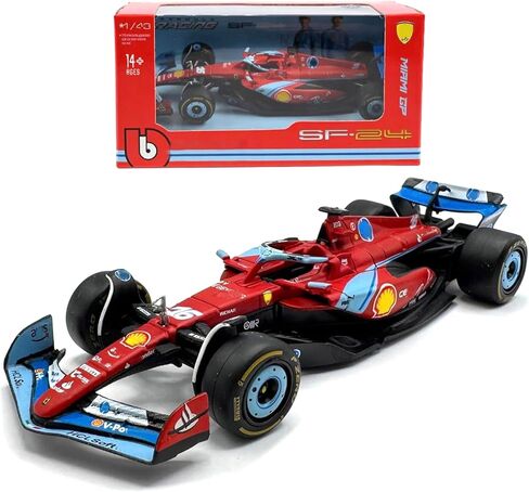 HTLNUZD New 2024 1/43 SF24#16Maimi GP Charles Alloy Racing Formula 1 Diecast Adult Vehicle Model (Standard) in Kuwait