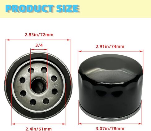 492932S Oil Filter Fits for BS 492056 695396 696854 Fits for John Deere AM119567 AM125424 AM39687 Fits for Kawasaki FR541V 49065-7007 Fit for Kohler 2505001-S Fit for Husqvarna YTH24K48 Lawnmower Part in Saudi Arabia