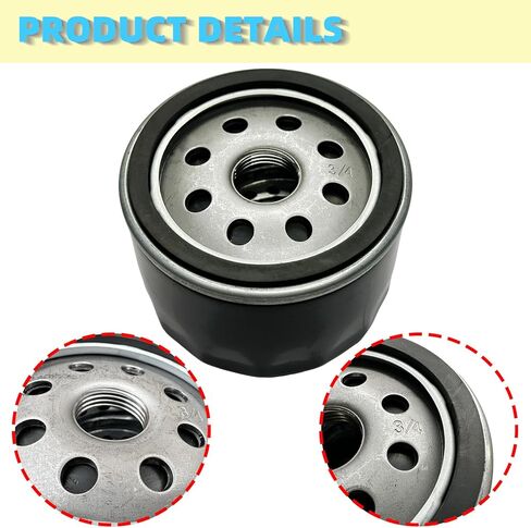492932S Oil Filter Fits for BS 492056 695396 696854 Fits for John Deere AM119567 AM125424 AM39687 Fits for Kawasaki FR541V 49065-7007 Fit for Kohler 2505001-S Fit for Husqvarna YTH24K48 Lawnmower Part in Saudi Arabia
