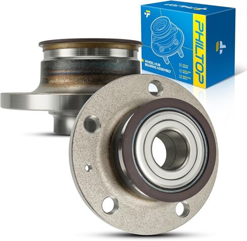 PHILTOP 512336 x2 FWD Rear Wheel Hub Assembly Fit for Volkswagen Jetta 2012-2014 2019-2021, Volkswagen GTI 2006-2021, Golf 2006 2010-2014 2016-2021, 5 Lugs Wheel Hub Bearings in Kuwait