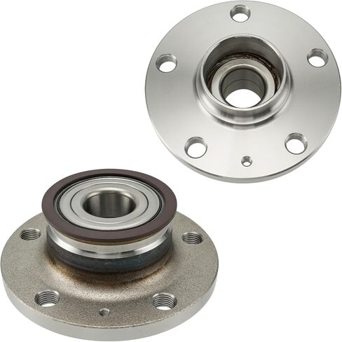 PHILTOP 512336 x2 FWD Rear Wheel Hub Assembly Fit for Volkswagen Jetta 2012-2014 2019-2021, Volkswagen GTI 2006-2021, Golf 2006 2010-2014 2016-2021, 5 Lugs Wheel Hub Bearings in Kuwait
