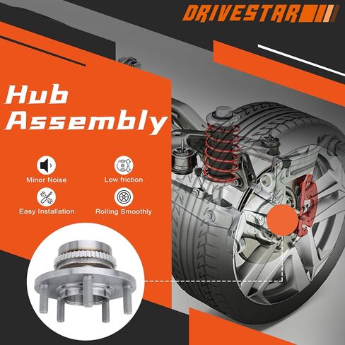512267 FWD Rear Wheel Hub & Bearing BR930320 for Hyundai Tucson 2005 06 07 08 09 10, for Kia Sportage 2005 06 07 08 09 10 11 12(FWD ONLY w/ABS 5 Lug) in Kuwait