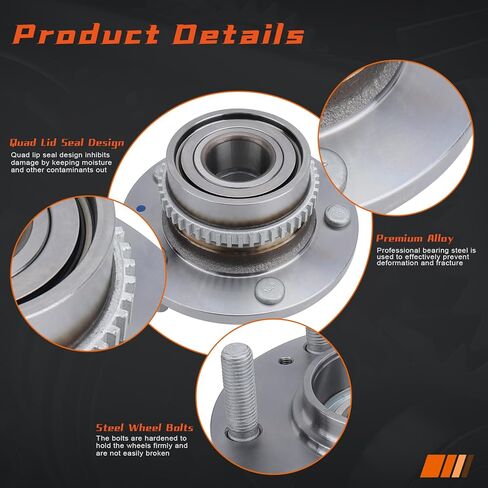 512267 FWD Rear Wheel Hub & Bearing BR930320 for Hyundai Tucson 2005 06 07 08 09 10, for Kia Sportage 2005 06 07 08 09 10 11 12(FWD ONLY w/ABS 5 Lug) in Kuwait