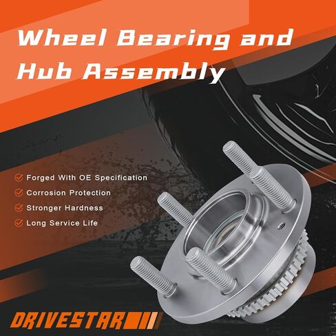512267 FWD Rear Wheel Hub & Bearing BR930320 for Hyundai Tucson 2005 06 07 08 09 10, for Kia Sportage 2005 06 07 08 09 10 11 12(FWD ONLY w/ABS 5 Lug) in Kuwait