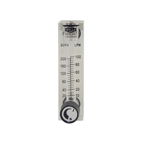 LZM-6T 10-100LPM/20-200SCFH نوع اللوحة مقياس الجريان الأكريليك (مقياس التدفق) مع ضبط صمام الجهير المناسب أنثى G1/4 "ذكر M18 * 1.5 in Saudi Arabia