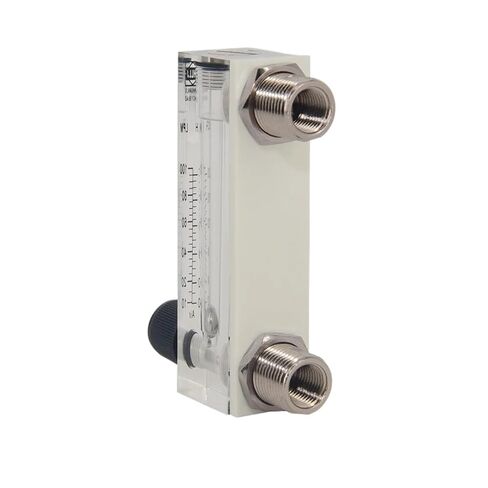 LZM-6T 10-100LPM/20-200SCFH نوع اللوحة مقياس الجريان الأكريليك (مقياس التدفق) مع ضبط صمام الجهير المناسب أنثى G1/4 "ذكر M18 * 1.5 in Saudi Arabia